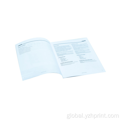 Product Brochure Professtional Instruction Manual Printing With Custom Design Manufactory